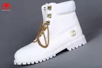 timberland roll top chaussures montantes hommes add decorative chain
